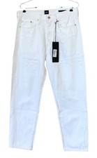 Edwin 1947 Women's Hana High Rise Straight Leg Crop Jeans White Noise Size 31 NW