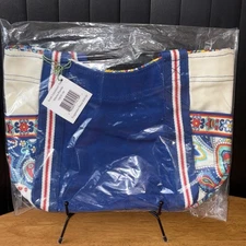 Vera Bradley - S Colorblock Tote Bag - Marina Paisley - NIB