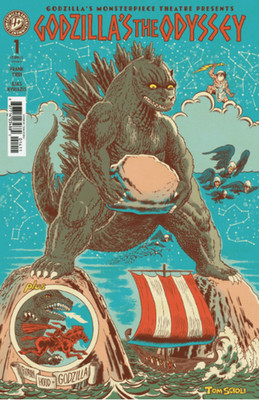Godzilla s The Odyssey #1 Cover A Tom Scioli