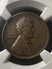 1909-S VDB Lincoln Wheat Cent NGC XF45 BN Key Date Even Chocolate Brown 1c Penny