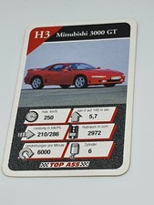 Mitsubishi 3000 GT - H3  - Noble Cars  - Einzelkarte - Quartett (5E)