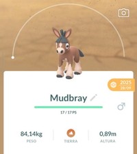 Pokemon Go Mudbray - Pampuli  - Tiboudet…