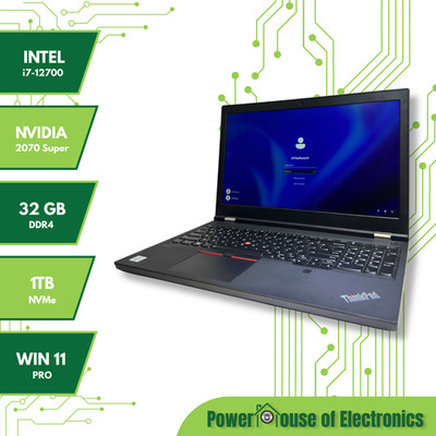 ThinkPad T15g Gen 1 | i9-10885H | RTX 2070 Super Max-Q | 32GB RAM | 1TB NVMe