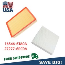 Cabin Air Filter & Engine Air Filter For 2022 2023 2024 Nissan Pathfinder 3.5L