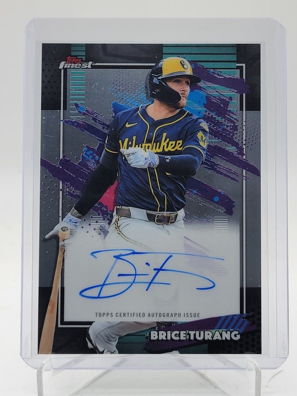 BRICE TURANG 2026 TOPPS FINEST AUTO #FA-BT BASEBALL MILWAUKEE BREWERS Q3967