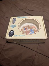 Vintage Royal Doulton Bunnykins 2-piece Nursery Set, a Porcelain Bowl  Spoon