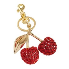 Cherry Bag Charm, Cute Cherry Keychain Accessories for Women, Purse Charms fo...