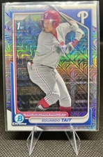 2024 Bowman Chrome #BCP-164 Eduardo Tait Chrome Prospects Mojo Refractors