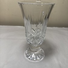 Vintage Waterford Crystal LISMORE 7" Flared Footed Vase Flower Vase 7"x3.5"