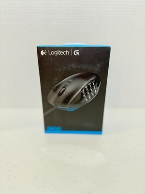 Logitech G600 MMO Wired Gaming Mouse - Black