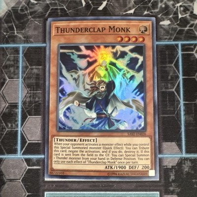 Thunderclap Monk SAST-EN026 Super Rare Near Mint