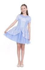 NEW Disney Princess Cinderella Cosplay Sweater Dress, Size Small 6/6X