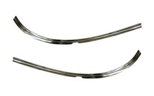 55 56 Chevy Outer Lower Windshield Molding Stainless Molding Trim Pair 1955 1956