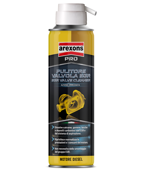 Arexons Pulitore per valvole egr spray per sistemi di alimentazione diesel 200ml