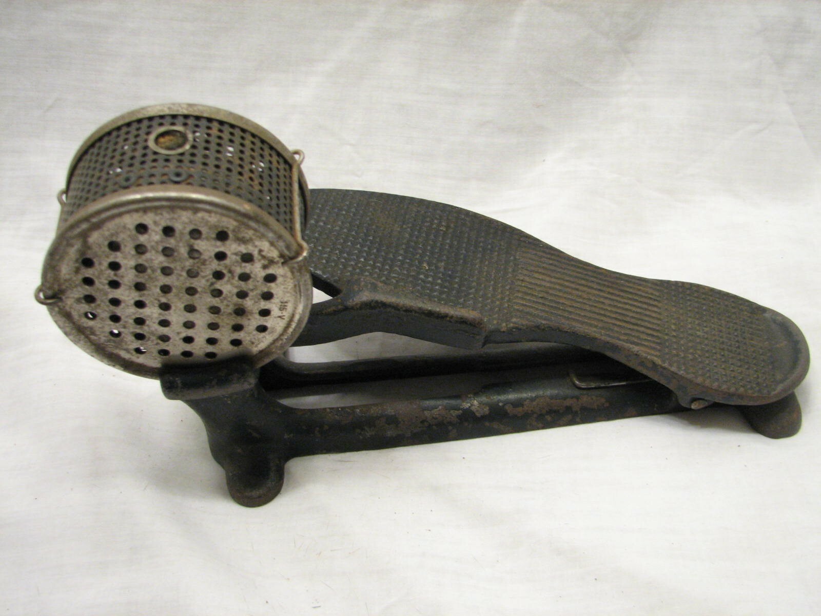 Antique Cast Iron Foot Control Pedal Lathe Drill Tool Sewing Machine