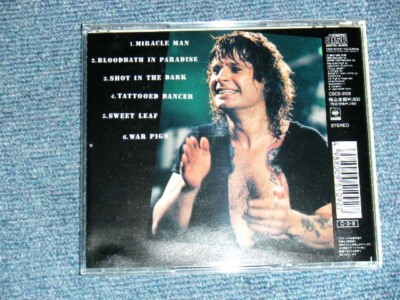 OZZY OSBOURNE Japan 1990 CSCS-5109 CD JUST SAY OZZY | eBay
