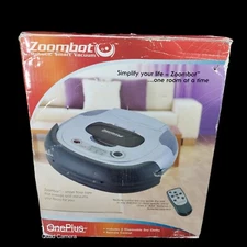 Zoombot Robotic Smart Vacuum Cleaner w/ Remote RV-501 Gray Touch Sensitive 