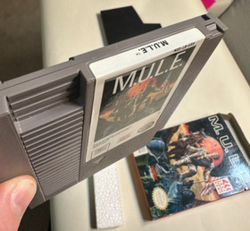 M.U.L.E. Nintendo Nes Game Complete CIB box + manual 🫏 insert mule
