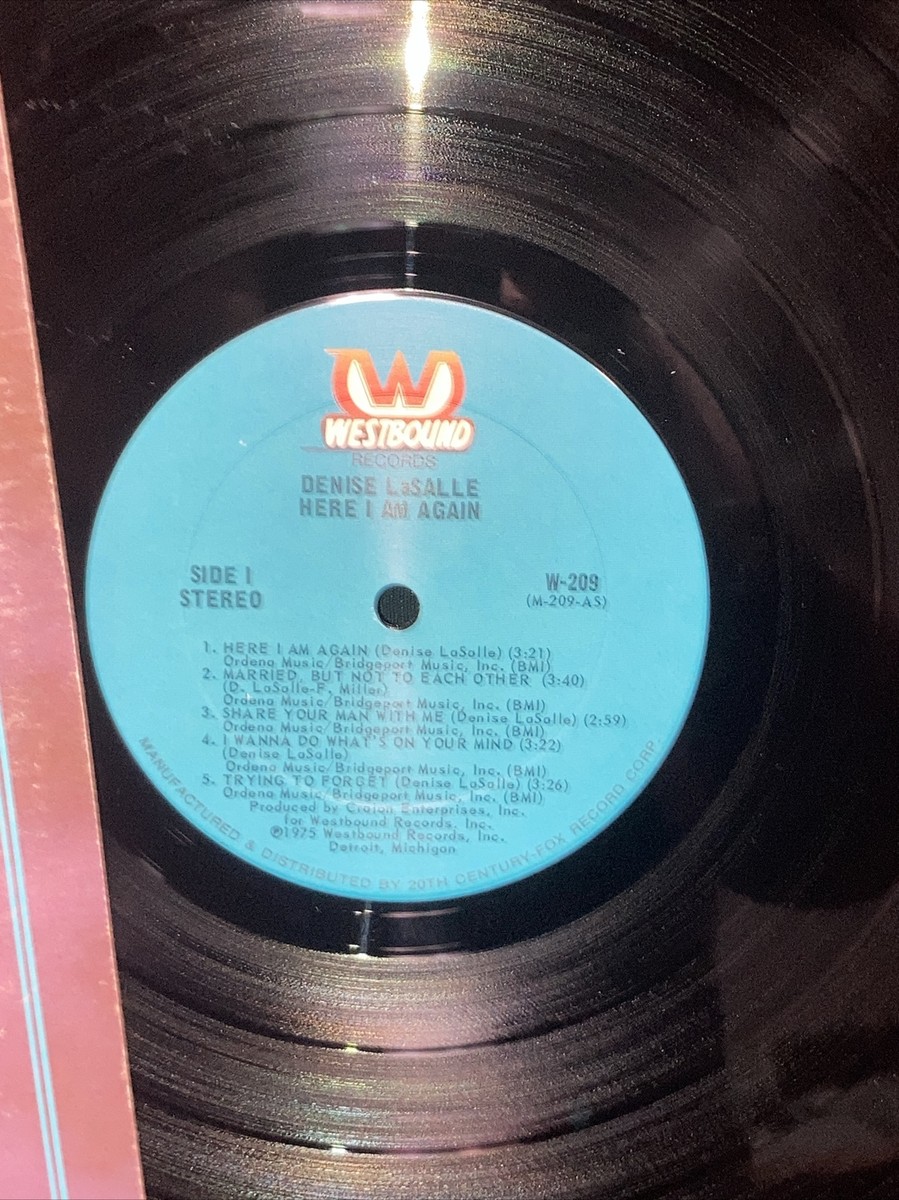NM • DENISE LA SALLE Here I Am Again WESTBOUND LP W-209 | eBay