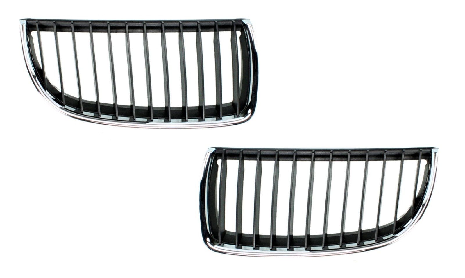 Grille de calandre avant BMW 3 E90 E91 2004 2005 2006 2007 2008 double haricot chrome