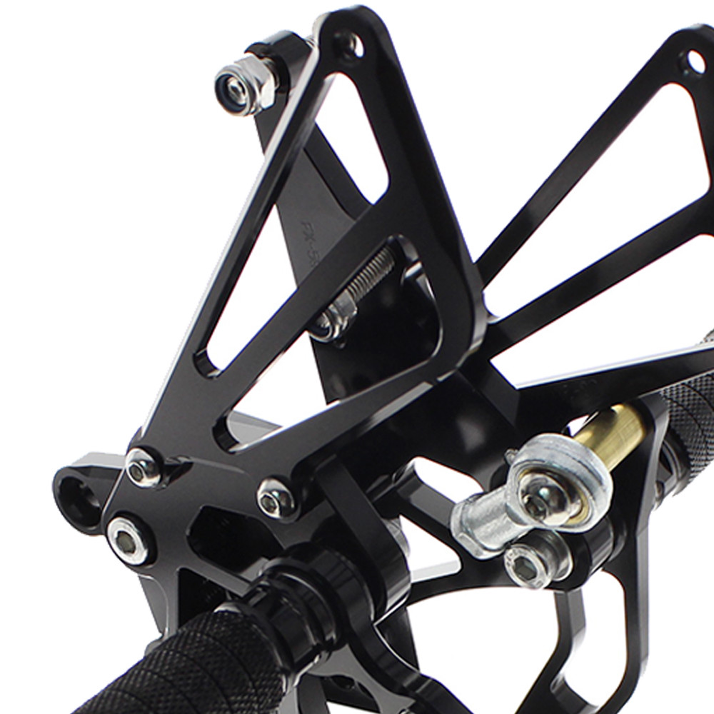 CNC Adjustable Rearsets Footpegs Pegs Footrest For Speed Triple