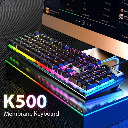 K500 Wired Keyboard Keyboard Computer Laptop Keys Mechanical Sensation