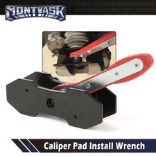 360?? Ratcheting Brake Piston Spreader Wrench Caliper Pad Install Tool Press Red