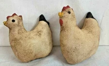 Primitive Bowl Fillers/Farmhouse/Chickens/Set of 2