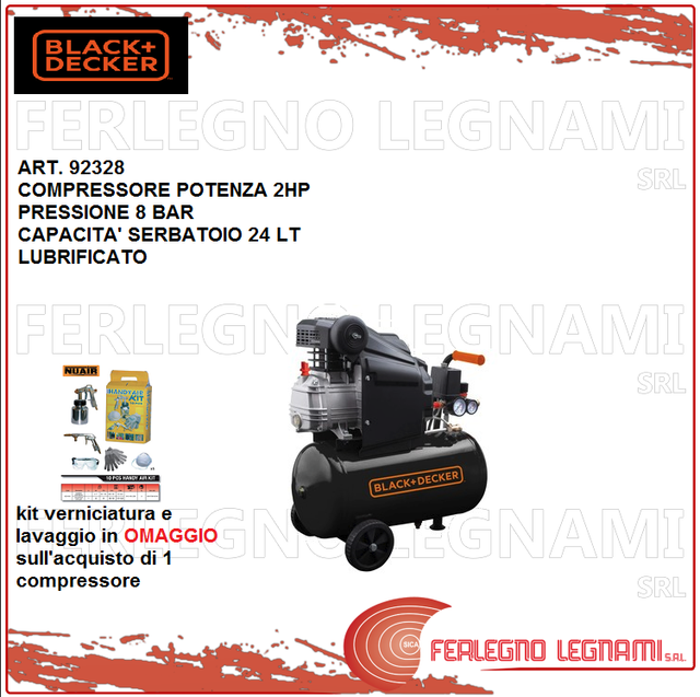 Black And Decker Kompressor 24l Bd 205 24 Gunstig Kaufen Ebay