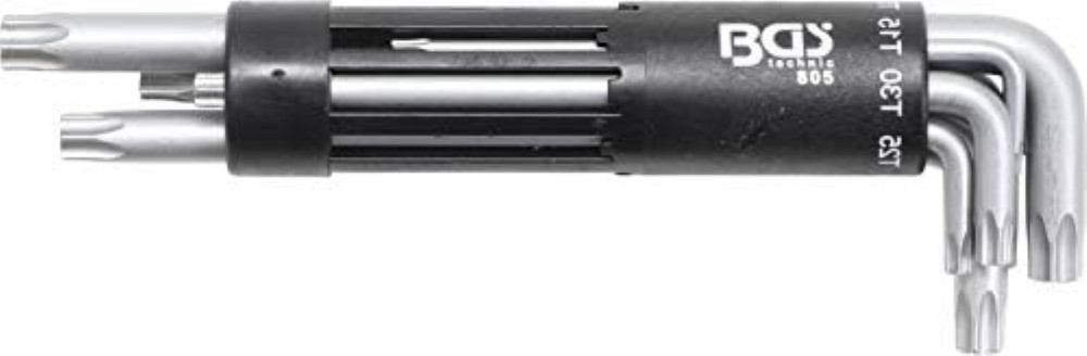 Set Chiavi a L Profilo T per Torx Forate - Kit Extra Lungo Professionale