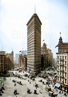 1903  New York Flat-Iron Building, Fifth Avenue and Broadway14 x 11'' Photo Print