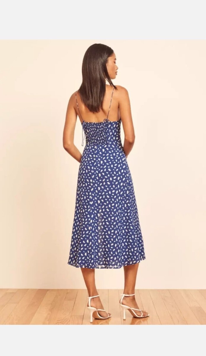 Reformation Juliette Midi Dress in Moray Size 2 | eBay