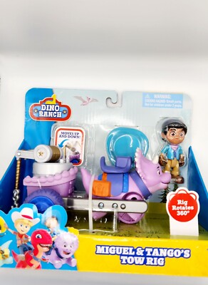 Dino Ranch~ Miguel & Tango's Tow Rig~ 3 Piece Set