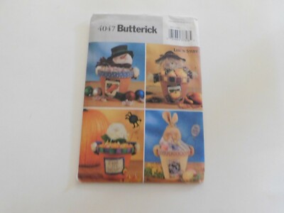 Butterick sewing pattern 4047 Pot pals | eBay