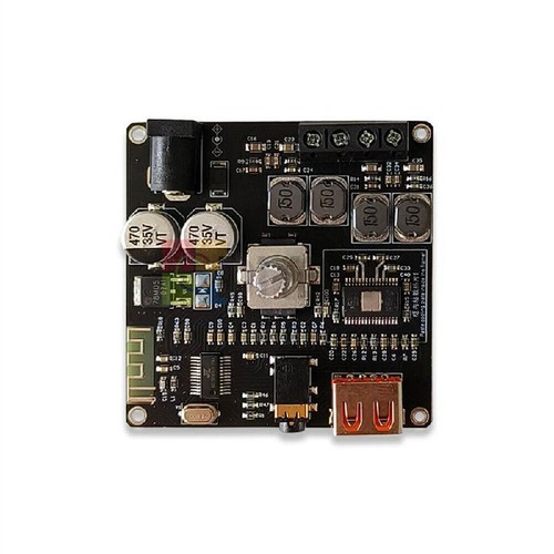 HIFI Stereo 2.0Channel Bluetooth 5.1 Digital Audio Amplifier Board AUX LED 9-24V - Picture 2 of 11