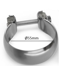 Edelstahl Auspuffschelle Ø55mm Kugelzonenschelle FA1 973-855 MERCEDES S 250CDI