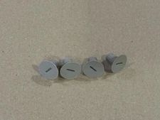 Ikea Screw-In Leg Hole Plugs Walnut 4 Pieces For Besta 133189 133190 133191 NEW