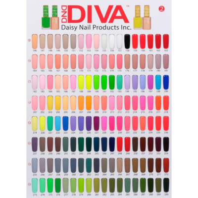 DND GEL & POLISH DIVA DUO (list: 001 - 145)