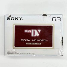 New Sony MiniDV Digital Video Cassette DVM63