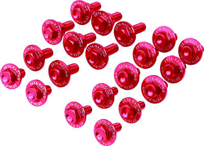 ZETA Aluminum Body Bolt Kit Red ZE88-5052 | eBay