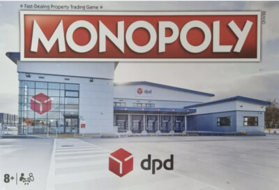 Hasbro Monopoly DPD Brettspiel Selten Special Limited Edition Brandneu Versiegelt
