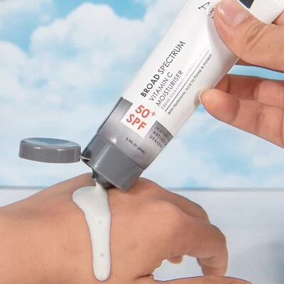 HEAD AmmuRi Vitamin C LSF 50 Hydration Sun Cream Whitening Wrinkle Reducer