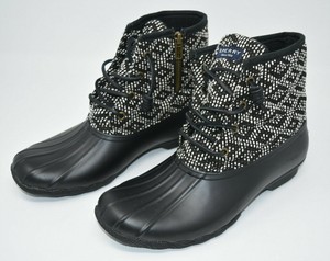 sperry duck boots womens white