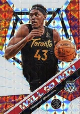 2019-20 Panini Mosaic - Will to Win Pascal Siakam #8 Silver Prizm Raptors