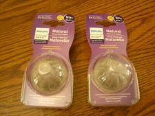 2 Philips Avent Natural Response Baby Bottle Nipples 1M Flow 3 2 Packs 4 Total