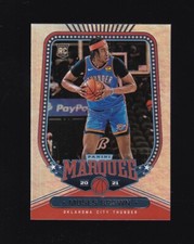 2020-21 Chronicles Marquee Moses Brown Rookie #250 Oklahoma City Thunder