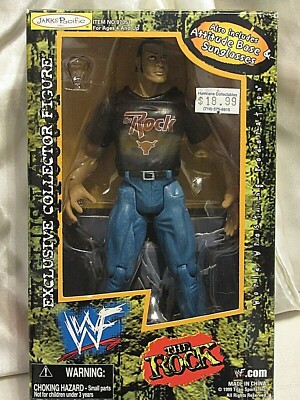 『WWF』THE ROCK フィギュア Amazon.com: WWE Ultimate Edition The Rock Action Figure with