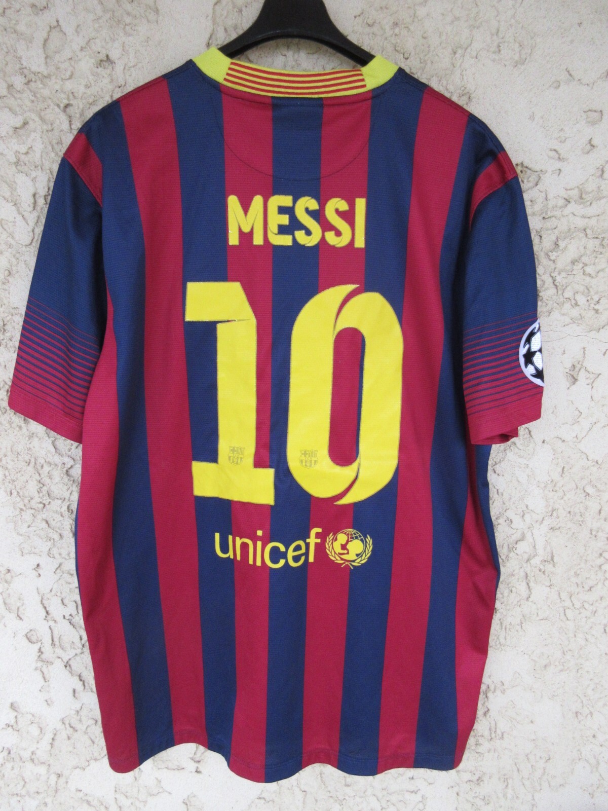Maillot F C BARCELONA BARCELONE 2013 2014 NIKE MESSI shirt c