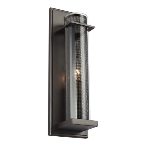 Feiss WB1874ANBZ Silo 15" Wall Sconce in Antique Bronze