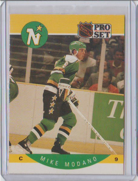 1990-91 Pro Set Rookie Card #142 Mike Modano Minnesota North Stars